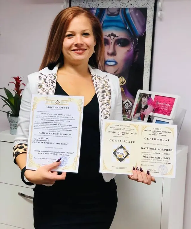 Катерина Ковачева, Маникюр, педикюр и ноктопластика в Бургас